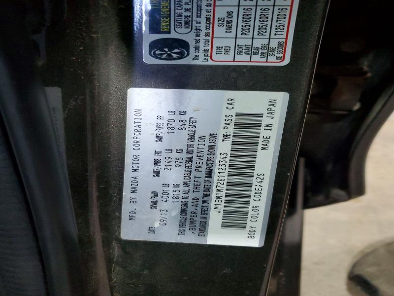 Aukcja sprzedaży 2014 Mazda 3, vin: JM1BM1M72E1123343, numer aukcji: 63401966