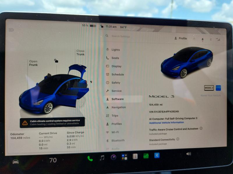 Aukcja sprzedaży 2023 Tesla Model 3, vin: 5YJ3E1EA4PF439249, numer aukcji: 63126756