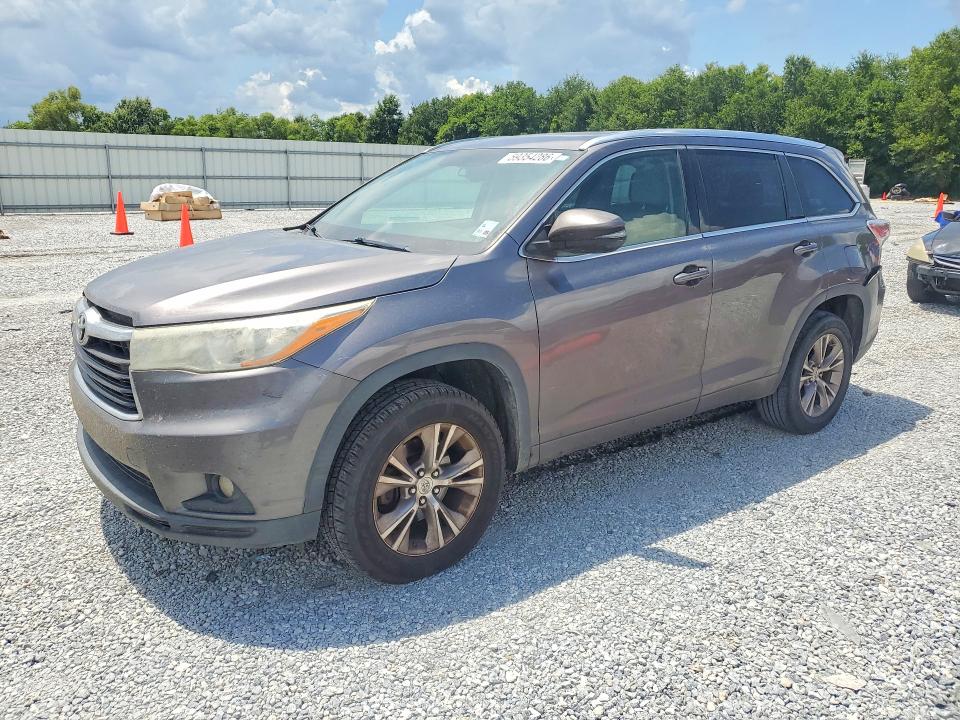 59354286 :رقم المزاد ، 5TDKKRFH3FS092697 vin ، 2015 Toyota Highlander مزاد بيع