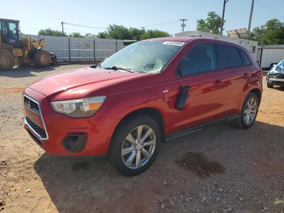 2015 Mitsubishi Outlander Sport მანქანა იყიდება აუქციონზე, vin: 4A4AP3AU2FE021827, აუქციონის ნომერი: 61325066