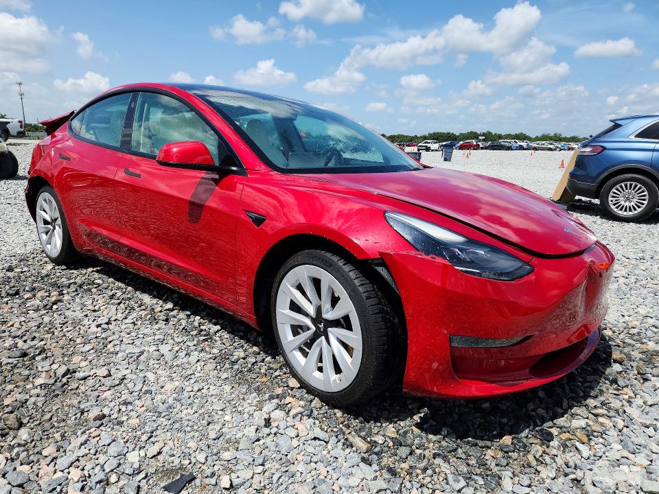 Продажа на аукционе авто 2022 Tesla Model 3, vin: 5YJ3E1EAXNF154164, номер лота: 59732626