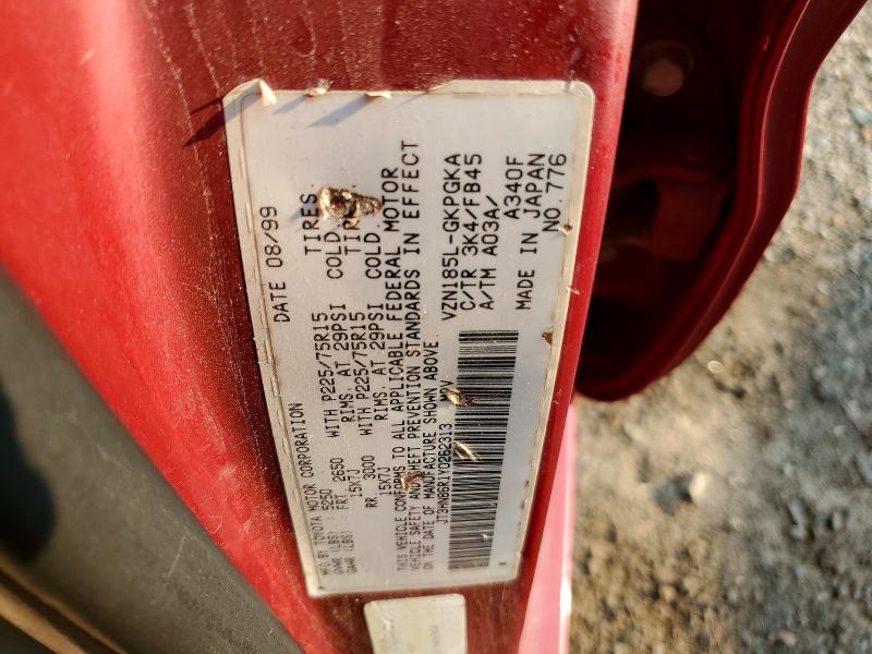Aukcja sprzedaży 2000 Toyota 4runner, vin: JT3HN86R1Y0262313, numer aukcji: 63111366