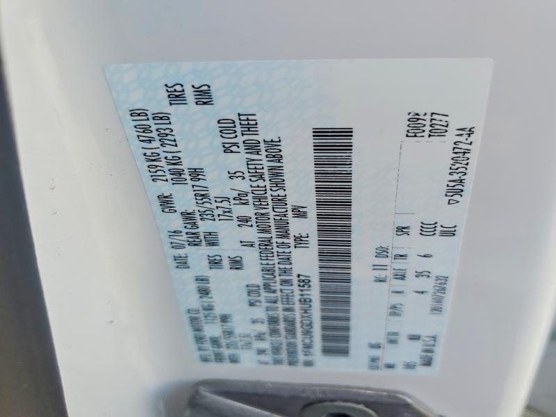 Aukcja sprzedaży 2017 Ford Escape, vin: 1FMCU9GDXHUB11587, numer aukcji: 60886696