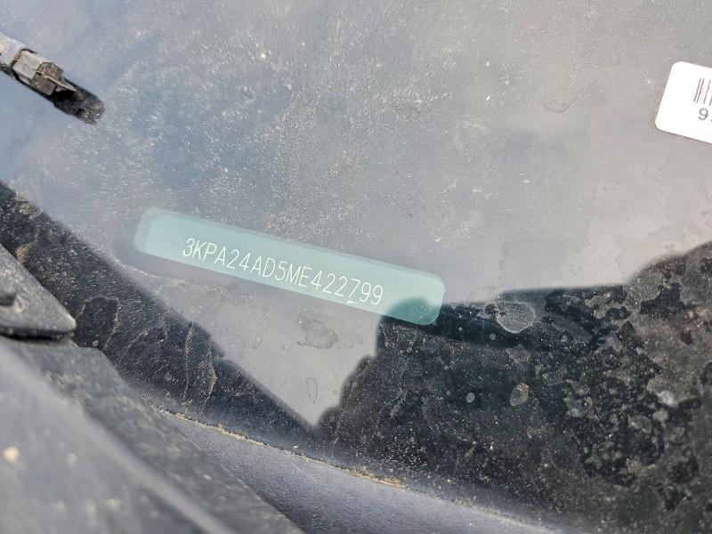 63537796 :رقم المزاد ، 3KPA24AD5ME422799 vin ، 2021 Kia Rio مزاد بيع