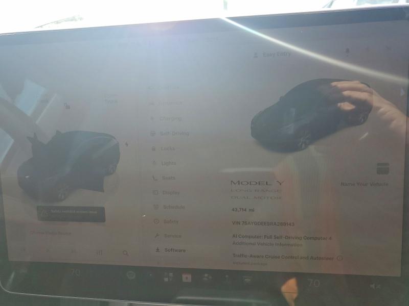 2024 Tesla Model Y მანქანა იყიდება აუქციონზე, vin: 7SAYGDEE5RA289143, აუქციონის ნომერი: 57147016