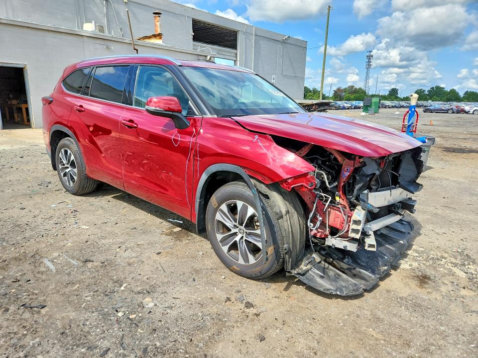 Aukcja sprzedaży 2021 Toyota Highlander, vin: 5TDGZRBH4MS532995, numer aukcji: 62578776