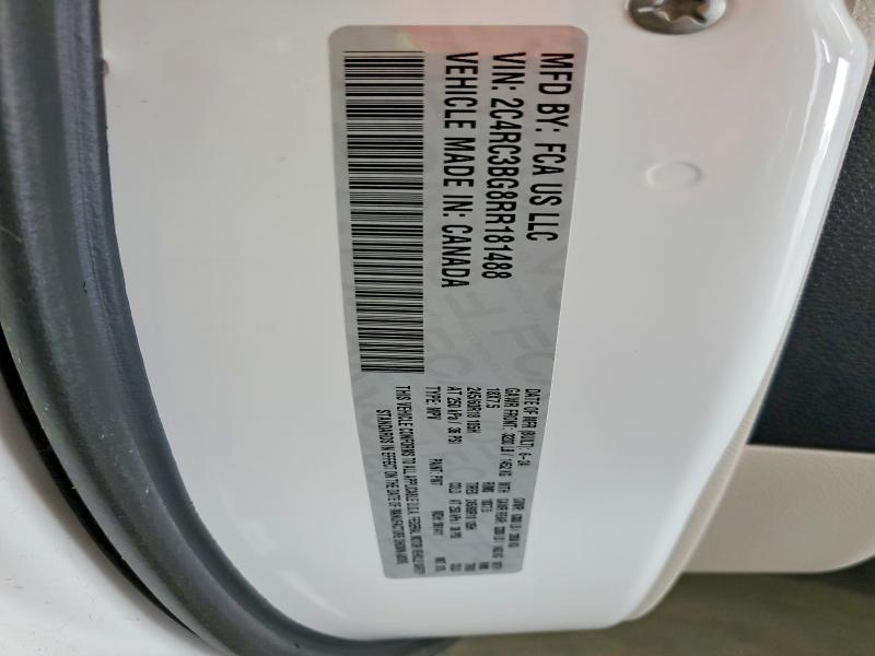 Продаж на аукціоні авто 2024 Chrysler Pacifica, vin: 2C4RC3BG8RR181488, номер лоту: 61045036