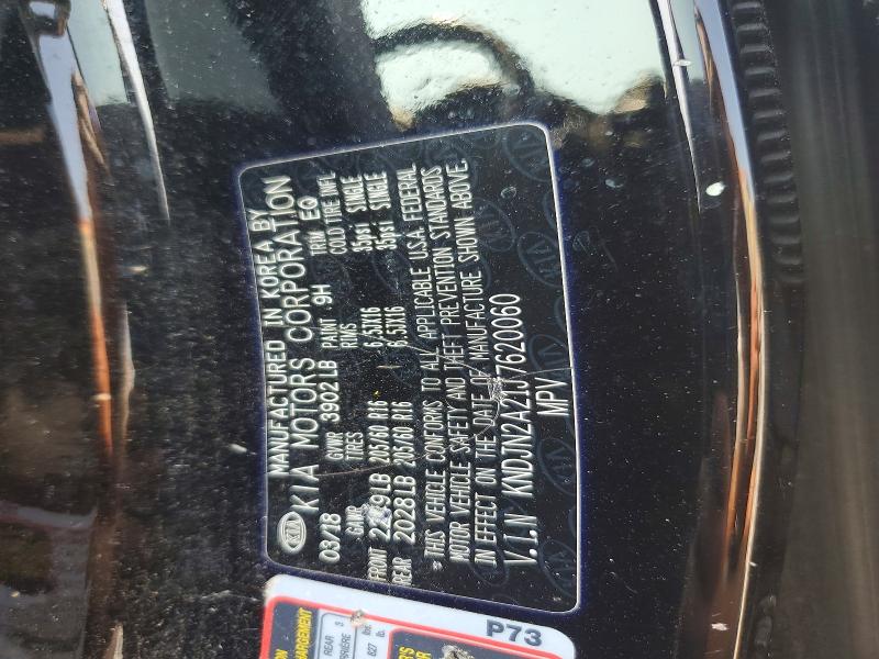 Aukcja sprzedaży 2018 Kia Soul, vin: KNDJN2A21J7620060, numer aukcji: 62907686