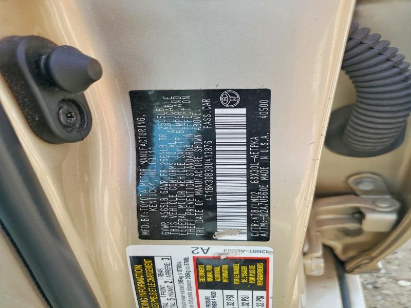 Продаж на аукціоні авто 2011 Toyota Avalon, vin: 4T1BK3DB3BU413876, номер лоту: 60527566
