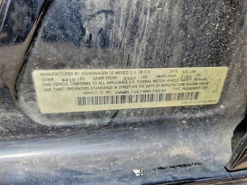 Aukcja sprzedaży 2009 Volkswagen Jetta, vin: 3VWRL71K79M073039, numer aukcji: 63288226