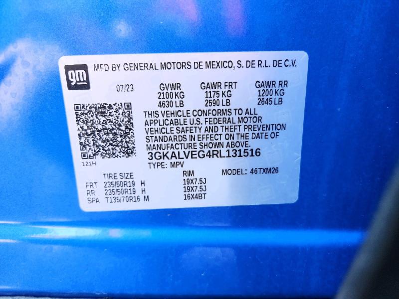 Продаж на аукціоні авто 2024 Gmc Terrain, vin: 3GKALVEG4RL131516, номер лоту: 62603306