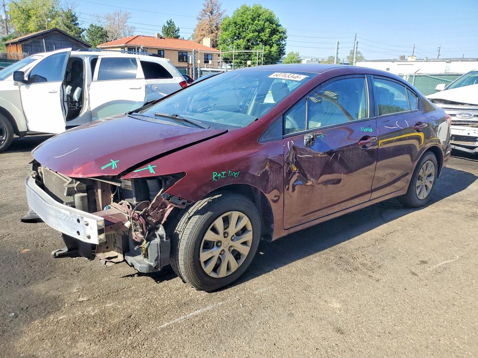 Aukcja sprzedaży 2012 Honda Civic, vin: 19XFB2F54CE098125, numer aukcji: 60703346