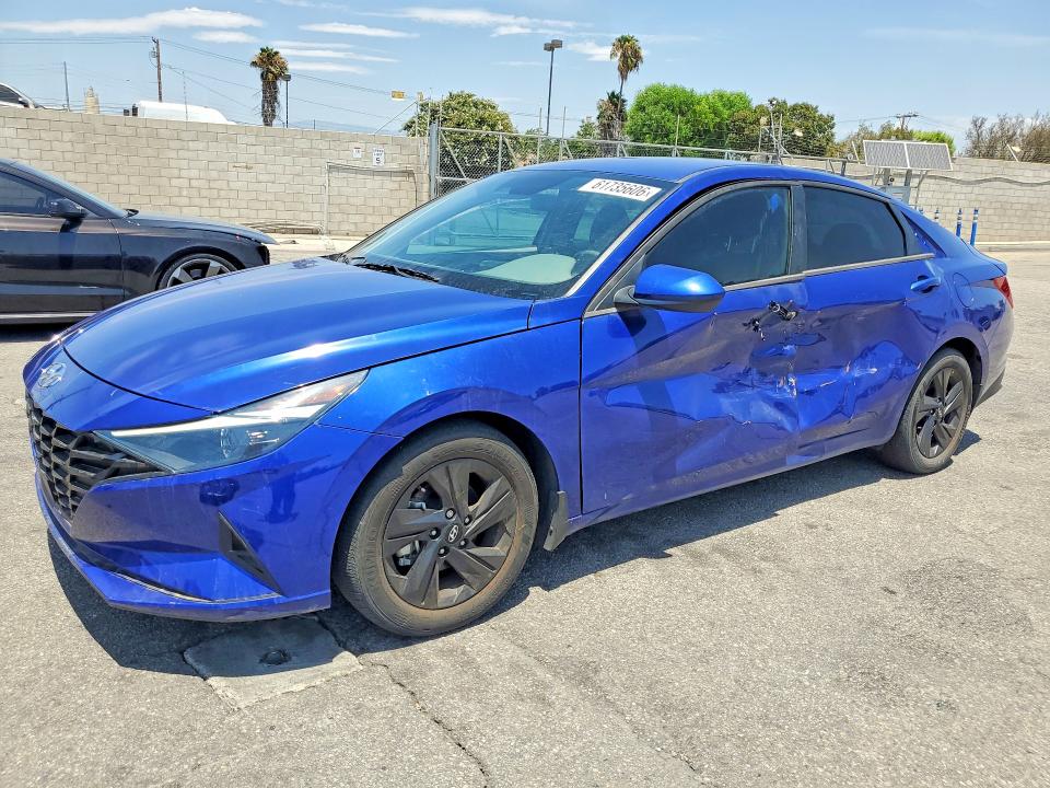 61735606 :رقم المزاد ، 5NPLS4AGXNH059643 vin ، 2022 Hyundai Elantra مزاد بيع