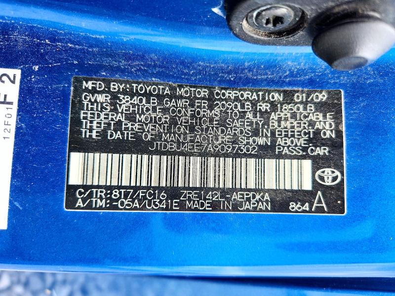 Продажа на аукционе авто 2010 Toyota Corolla, vin: JTDBU4EE7A9097302, номер лота: 60661096