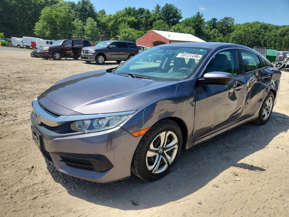 Auction sale of the 2018 Honda Civic, vin: 19XFC2F51JE201124, lot number: 59131446