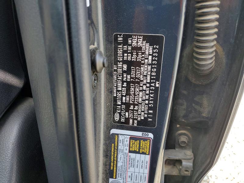 Aukcja sprzedaży 2011 Kia Sorento, vin: 5XYKT3A11BG132352, numer aukcji: 62796806