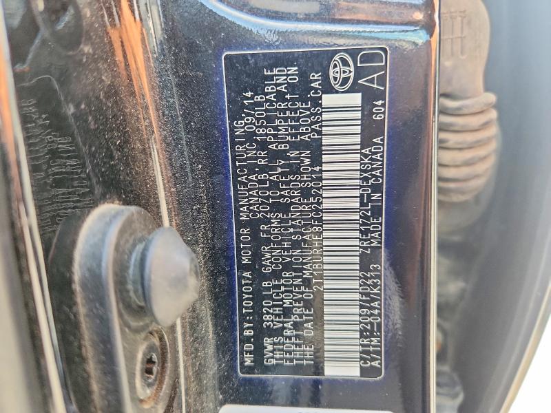 Продаж на аукціоні авто 2015 Toyota Corolla, vin: 2T1BURHE8FC252014, номер лоту: 61519726