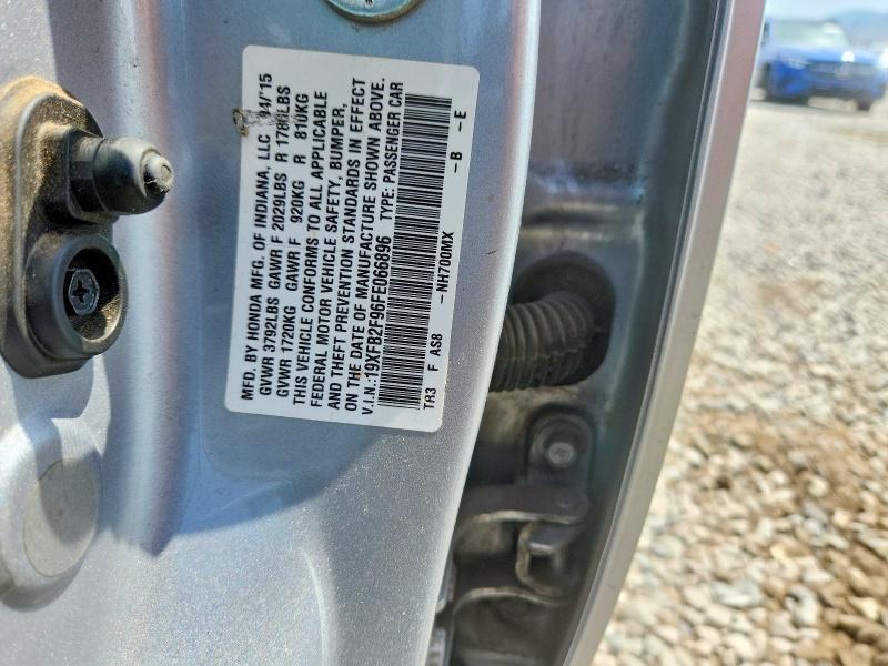 Aukcja sprzedaży 2015 Honda Civic, vin: 19XFB2F96FE066896, numer aukcji: 60637456