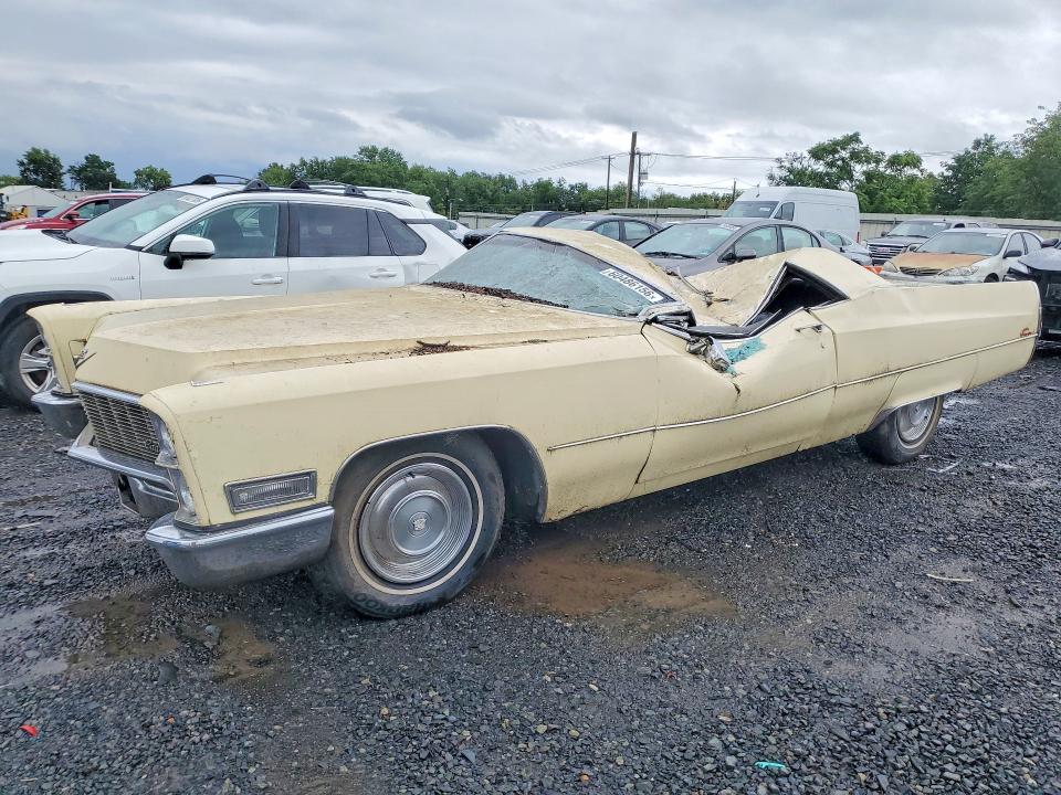 1968 Cadillac Deville მანქანა იყიდება აუქციონზე, vin: J8266777, აუქციონის ნომერი: 60486156
