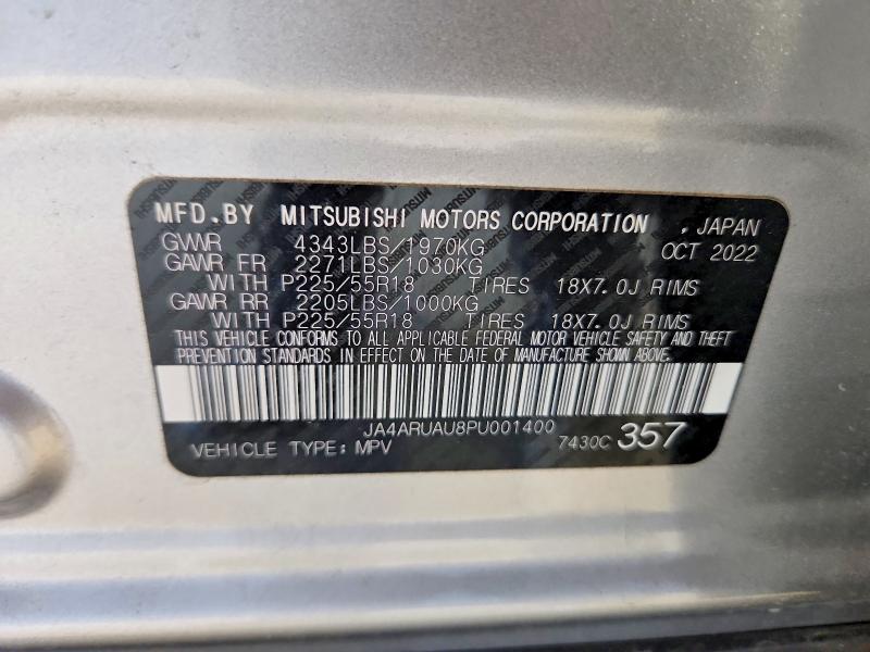 Продаж на аукціоні авто 2023 Mitsubishi Outlander Sport, vin: JA4ARUAU8PU001400, номер лоту: 60434636