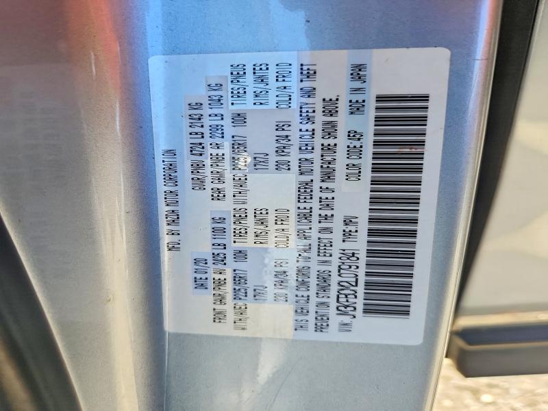 62789046 :رقم المزاد ، JM3KFBCM2L0791841 vin ، 2020 Mazda Cx-5 مزاد بيع