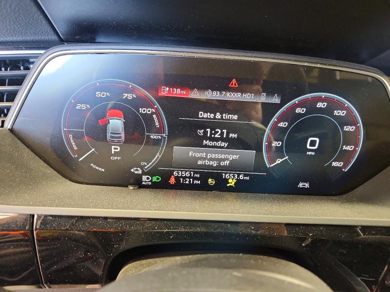 60569506 :رقم المزاد ، WA11ABGE1NB020021 vin ، 2022 Audi E-tron مزاد بيع