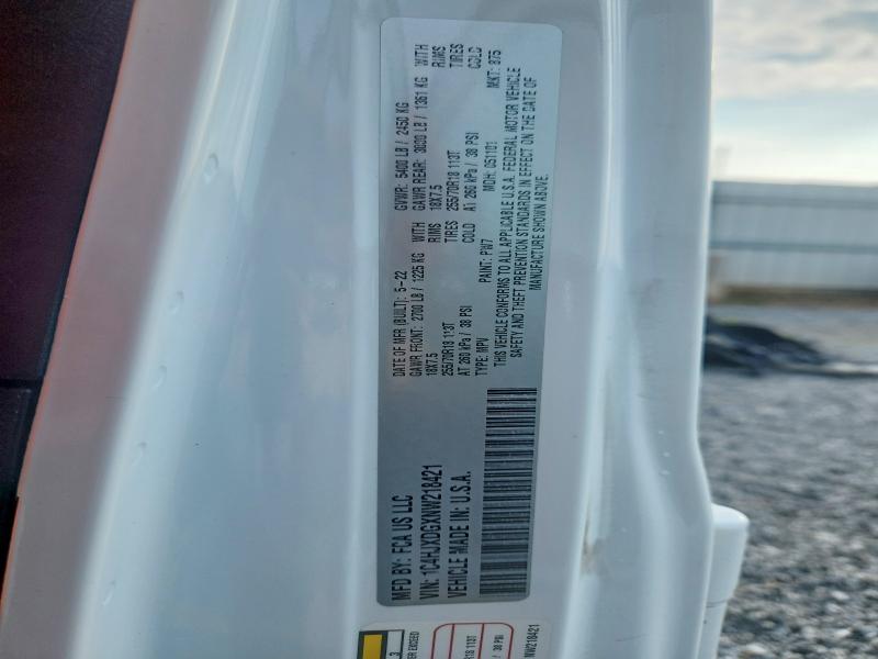 Продажа на аукционе авто 2022 Jeep Wrangler Unlimited, vin: 1C4HJXDGXNW218421, номер лота: 59896366