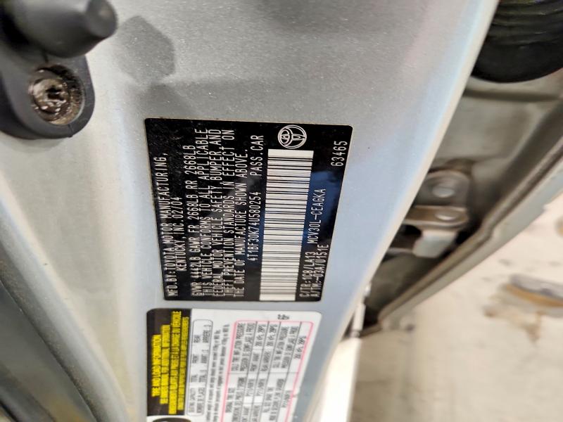 2004 Toyota Camry მანქანა იყიდება აუქციონზე, vin: 4T1BF30K74U580254, აუქციონის ნომერი: 62050216