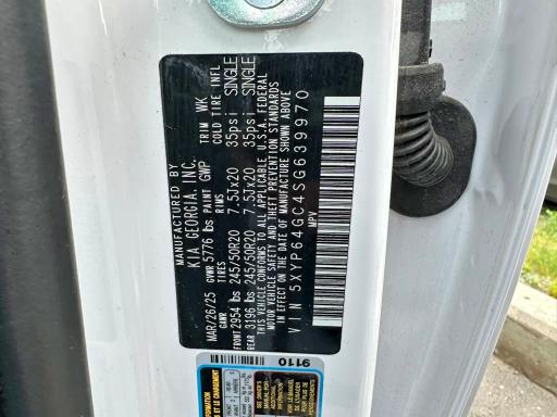 Продажа на аукционе авто 2025 Kia Telluride, vin: 5XYP64GC4SG639970, номер лота: 60915256