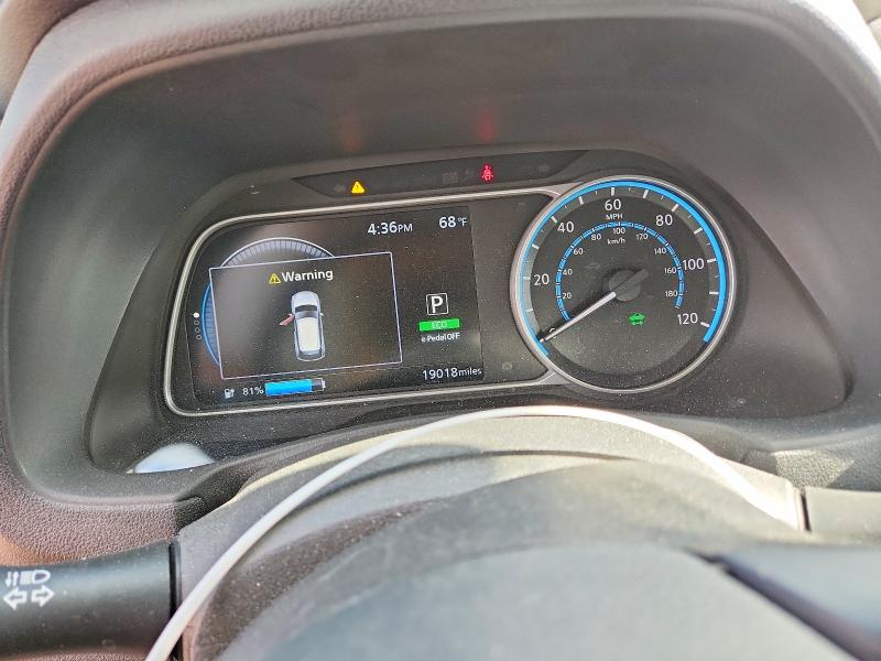 62200196 :رقم المزاد ، 1N4BZ1CP9KC318204 vin ، 2019 Nissan Leaf مزاد بيع