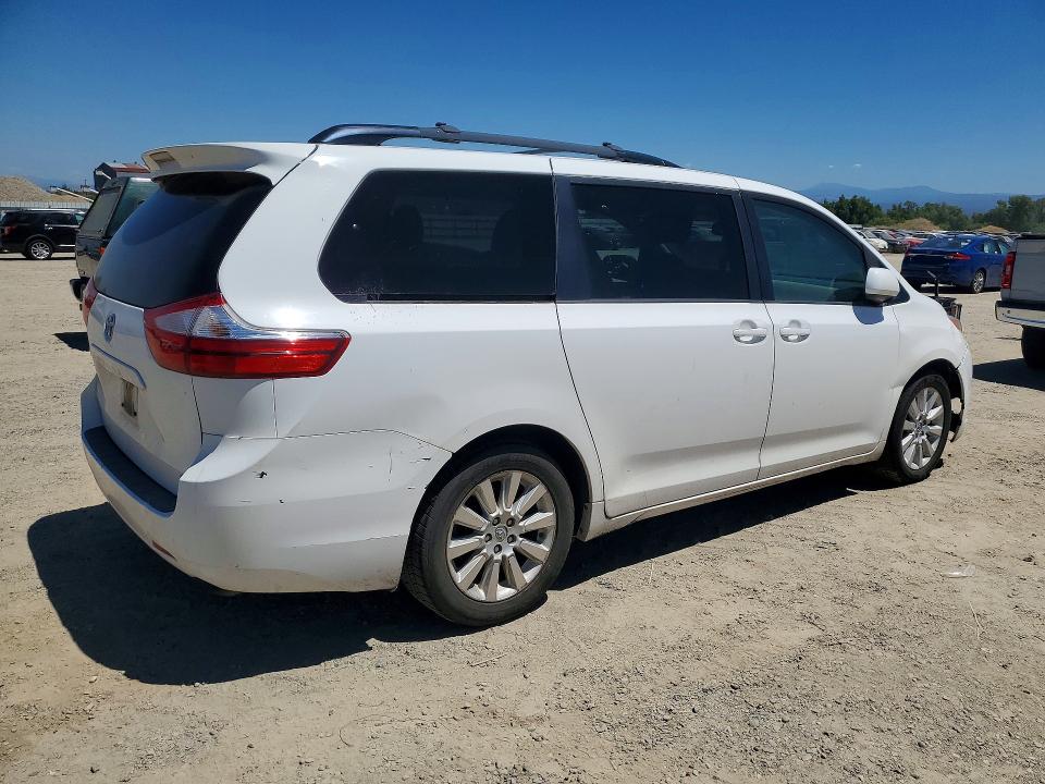 2015 Toyota Sienna მანქანა იყიდება აუქციონზე, vin: 5TDJK3DC7FS123174, აუქციონის ნომერი: 85613885