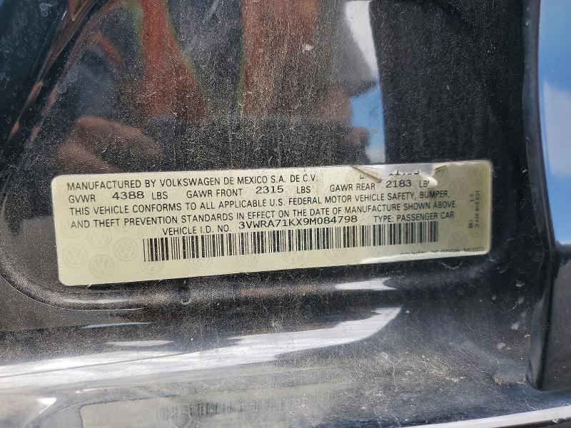 Продаж на аукціоні авто 2009 Volkswagen Jetta, vin: 3VWRA71KX9M084798, номер лоту: 57675216