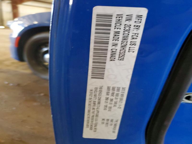 2022 Dodge Charger მანქანა იყიდება აუქციონზე, vin: 2C3CDXKG2NH232529, აუქციონის ნომერი: 60829876