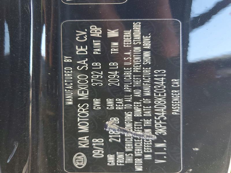 Продаж на аукціоні авто 2019 Kia Forte, vin: 3KPF54AD8KE034413, номер лоту: 59732286