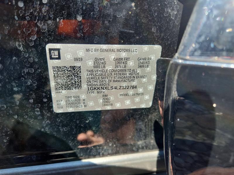61882506 :رقم المزاد ، 1GKKNXLS4LZ122784 vin ، 2020 Gmc Acadia مزاد بيع