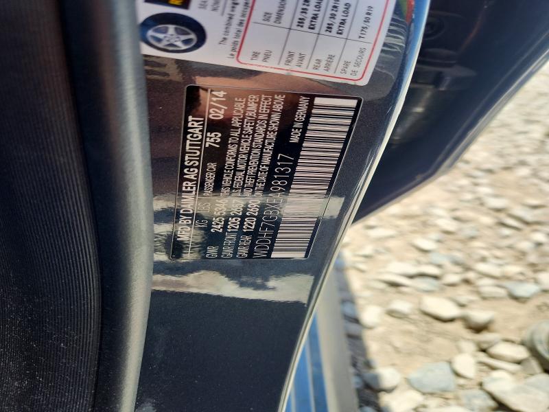 60698746 :رقم المزاد ، WDDHF7GBXEA981317 vin ، 2014 Mercedes-benz E مزاد بيع