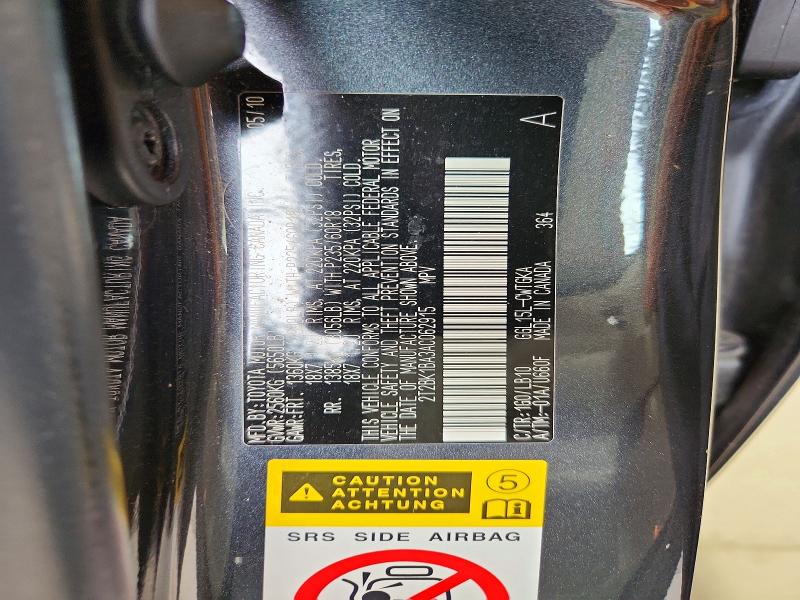 2010 Lexus Rx მანქანა იყიდება აუქციონზე, vin: 2T2BK1BA3AC062915, აუქციონის ნომერი: 59123416