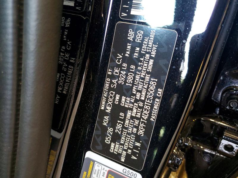 Продаж на аукціоні авто 2026 Kia K4, vin: 3KPFT4DE8TE350681, номер лоту: 60327176