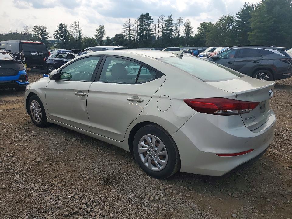 2017 Hyundai Elantra მანქანა იყიდება აუქციონზე, vin: KMHD74LF4HU380156, აუქციონის ნომერი: 62667776