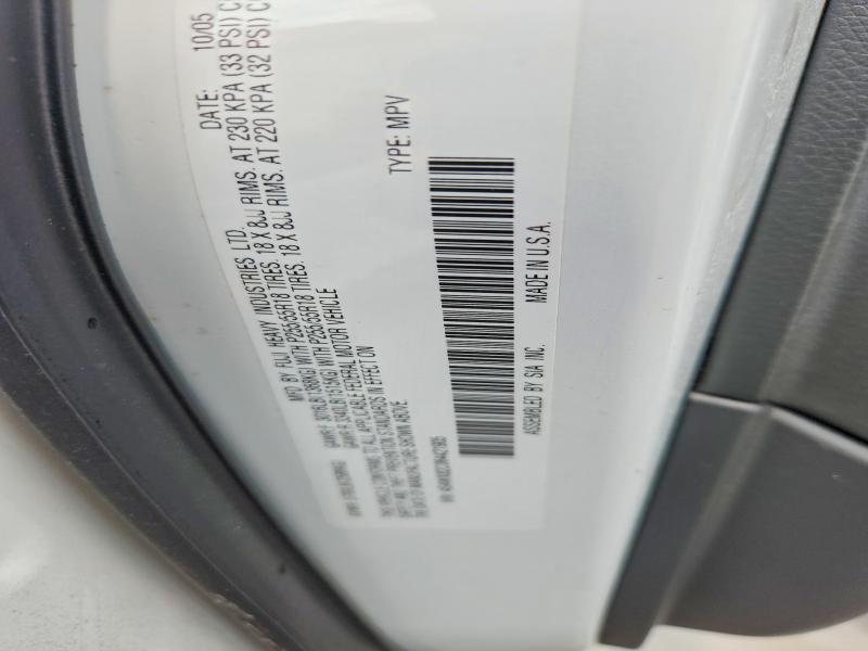59868776 :رقم المزاد ، 4S4WX82C064421905 vin ، 2006 Subaru B9 Tribeca مزاد بيع