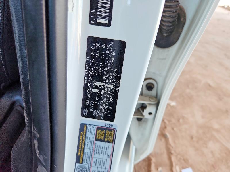 60128376 :رقم المزاد ، 3KPF24AD8ME265646 vin ، 2021 Kia Forte مزاد بيع