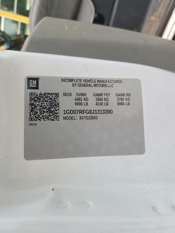 Aukcja sprzedaży 2018 Gmc Savana, vin: 1GD07RFG8J1313390, numer aukcji: 55776756