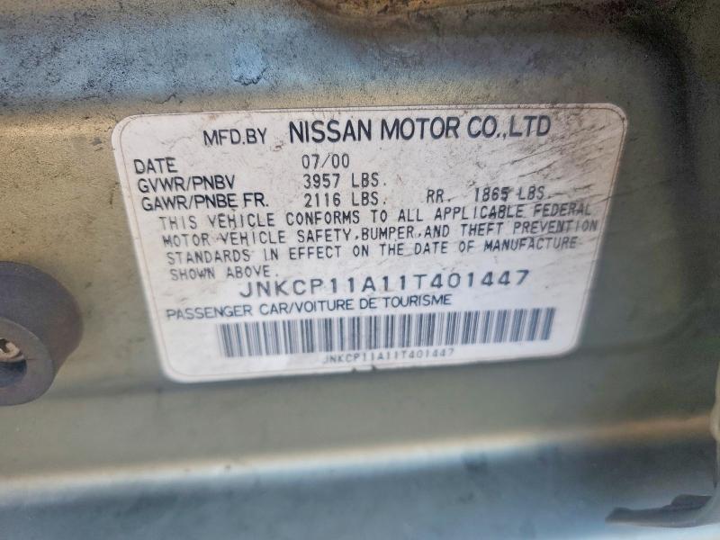 Продаж на аукціоні авто 2001 Infiniti G20, vin: JNKCP11A11T401447, номер лоту: 60008966