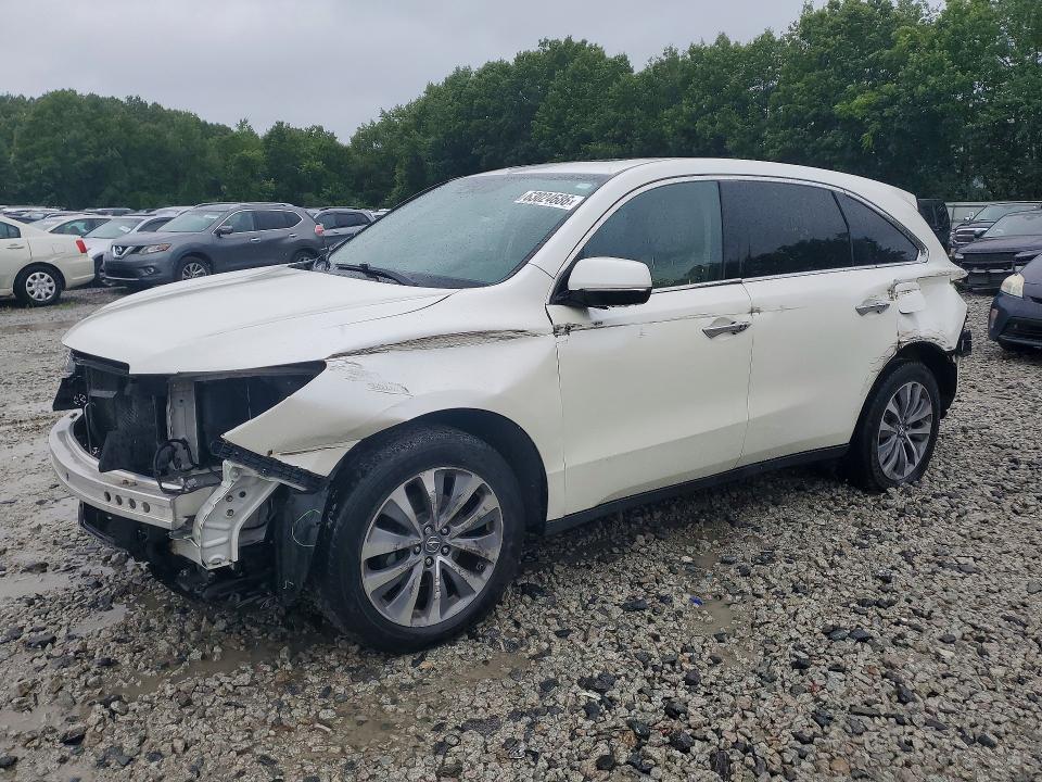 2015 Acura Mdx მანქანა იყიდება აუქციონზე, vin: 5FRYD4H45FB008142, აუქციონის ნომერი: 63024686
