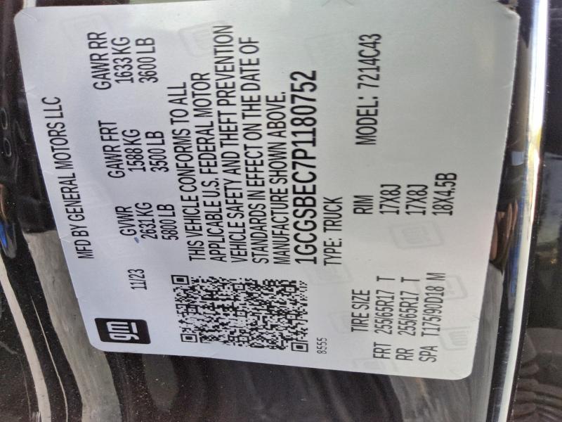 Продаж на аукціоні авто 2023 Chevrolet Colorado, vin: 1GCGSBEC7P1180752, номер лоту: 60563336