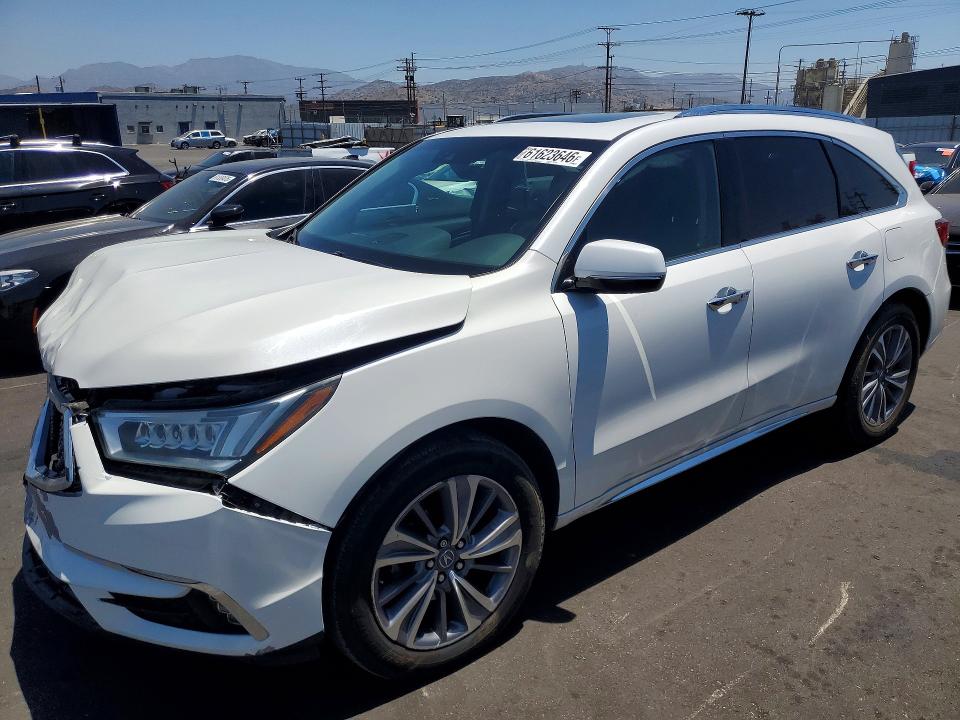 61623646 :رقم المزاد ، 5J8YD4H8XLL001119 vin ، 2020 Acura Mdx مزاد بيع