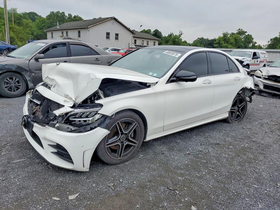 58803876 :رقم المزاد ، W1KWF8EB0MR612949 vin ، 2021 Mercedes-benz C مزاد بيع