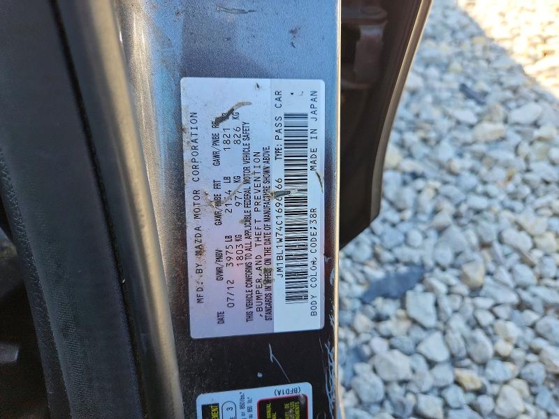 Aukcja sprzedaży 2012 Mazda 3, vin: JM1BL1W74C1696466, numer aukcji: 60926816