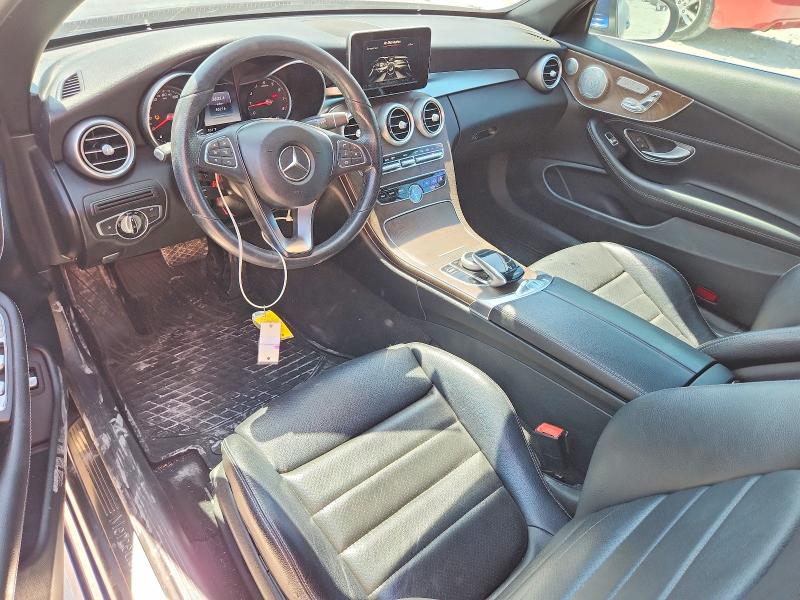 62455036 :رقم المزاد ، WDDWK4KB3HF440903 vin ، 2017 Mercedes-benz C مزاد بيع