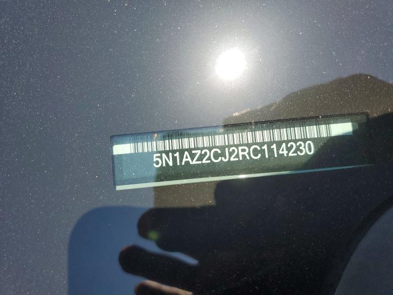 60179286 :رقم المزاد ، 5N1AZ2CJ2RC114230 vin ، 2024 Nissan Murano مزاد بيع
